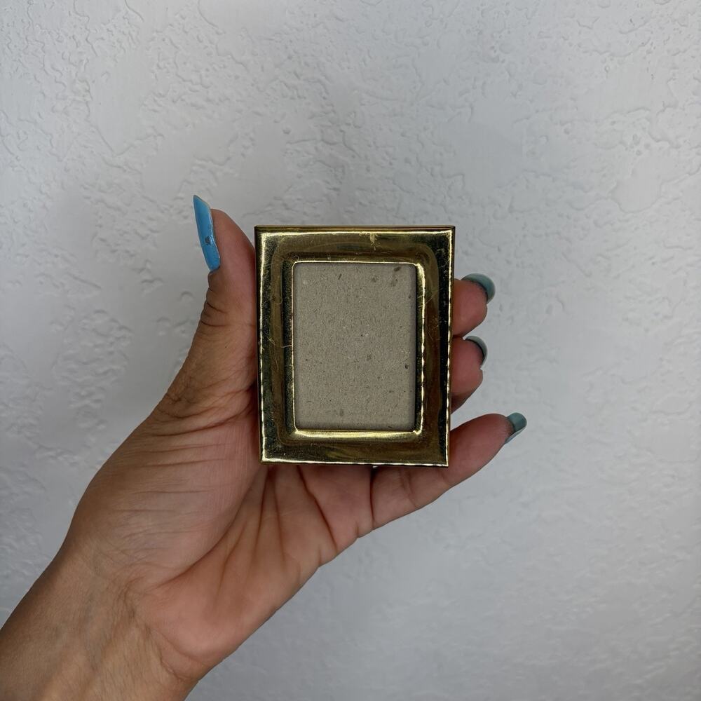 Vintage Gold frame Small Picture Frame Side Table night table Made in Hong Kong